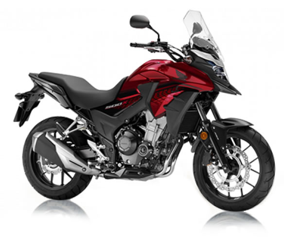 Corfu Auto Rent Motorbike rental black and red